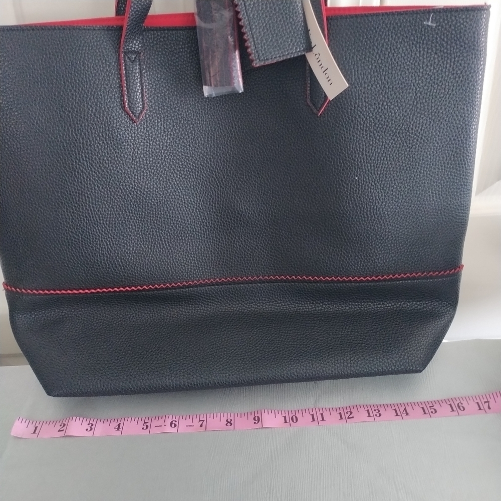 Sadie London I AM LOVED Black Tote Shopper - Picture 12 of 13